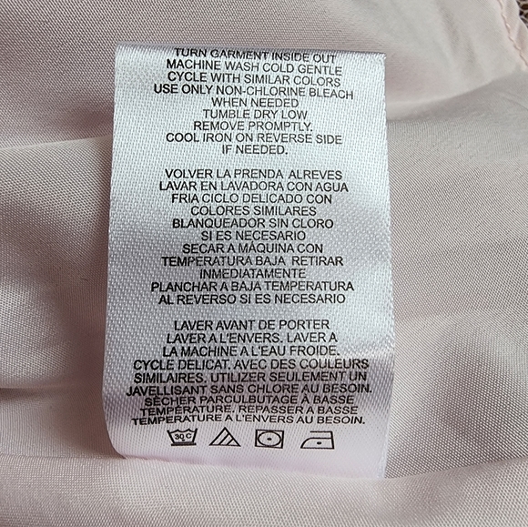 Pippa & Julie Floral A Line Dress Girls 6 White Pink Hi Low Pleated Sleeveless - Picture 8 of 9